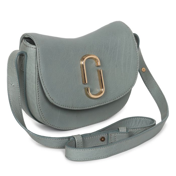 Mini saddle top leather bag