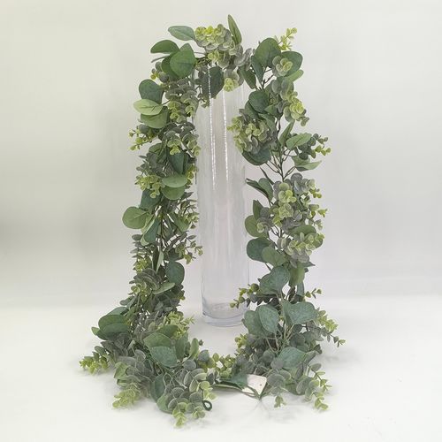 Wholesale Artificial Eucalyptus Garland, Spring Garland, Fake Silver Dollar Greenery Garland Vines