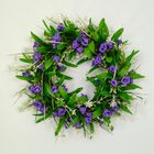 Wholesale artificial flower spring wreath indoor outdoor, artificial wreath amazon, artificial Easter wreath and garland, artificial flower door wreath, artificial lily of the valley wreath, artificial morning glory floral wreath
