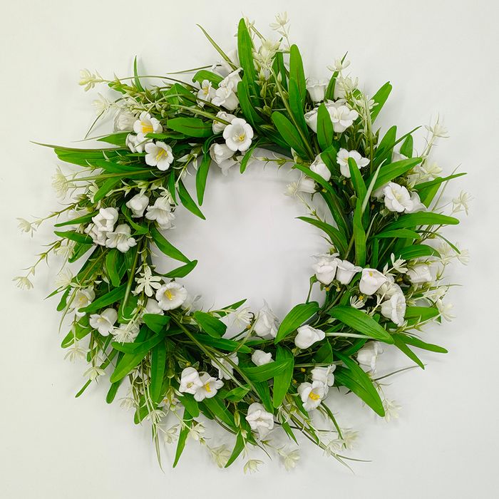 Wholesale artificial flower spring wreath indoor outdoor, artificial wreath amazon, artificial Easter wreath and garland, artificial flower door wreath, artificial lily of the valley wreath, artificial morning glory floral wreath