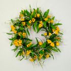 Wholesale artificial flower spring wreath indoor outdoor, artificial wreath amazon, artificial Easter wreath and garland, artificial flower door wreath, artificial lily of the valley wreath, artificial morning glory floral wreath