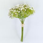 Wholesale artificial flower gypsophila bouquet, white babys breath flower bundle, fake flower arrangement, wedding supplies