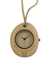 Wood Craft Pendant Watch