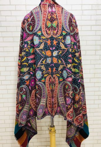 100% Pashmina Kalamkari Shawl