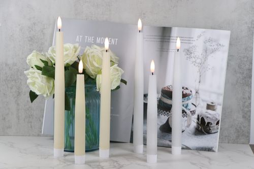 LED  WAX TAPER CANDLES