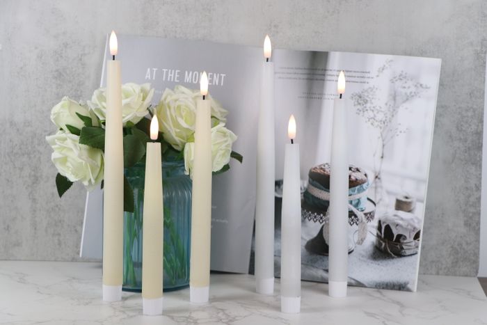 LED  WAX TAPER CANDLES