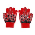 PRINCESS RUBBER DECAL PRINTED KNITTED NOVELTY GLOVES TEXTILE