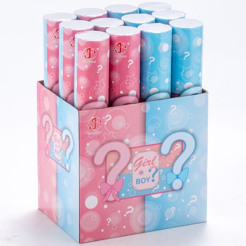 gender reveal confetti cannon