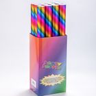 rainbow colorful paper confetti cannon