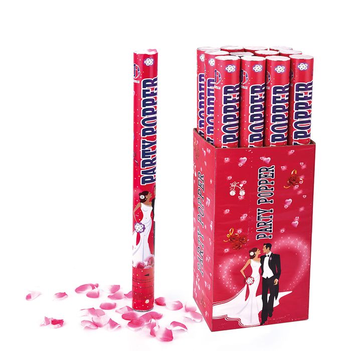 wedding rose petals confetti cannon