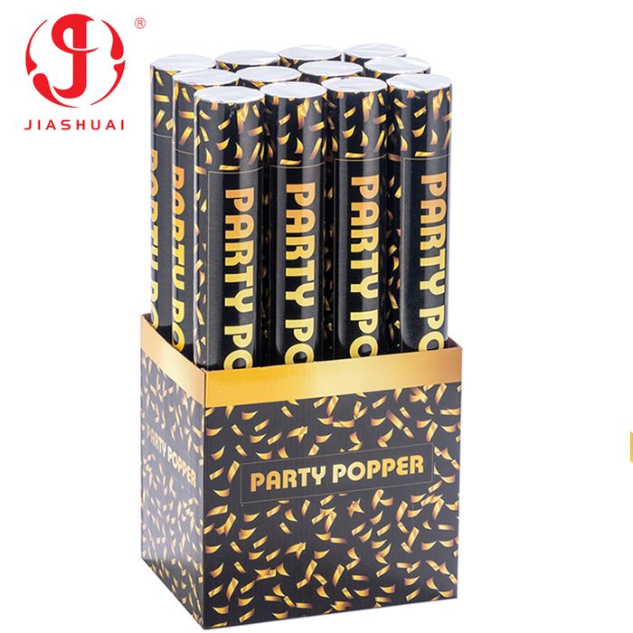 gold confetti cannon