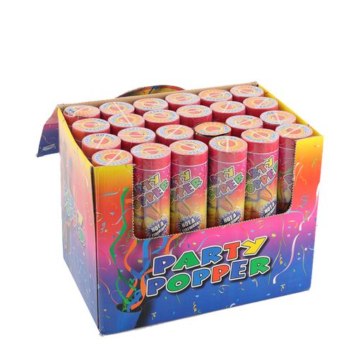 spring driven safe mini party popper