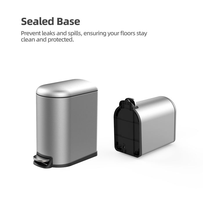 Slim garbage can bathroom toilet 10 liter waste bin
