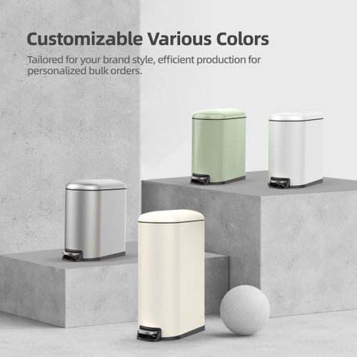 Slim garbage can bathroom toilet 10 liter waste bin