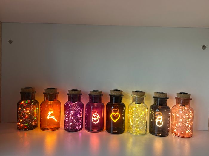 Rechargeable Glass Bottle Lamp