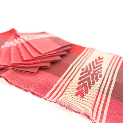 Woven Table Runner & Napkin Set
