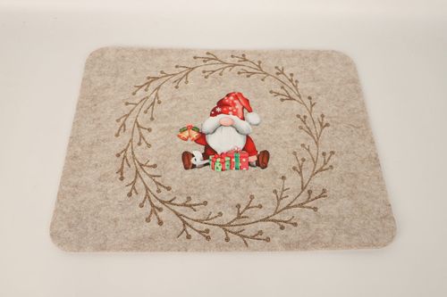 Christmas decoration mat