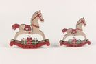 Christmas decoration shaking horse ornament