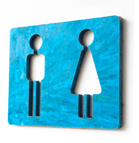 Sign with Cut Design