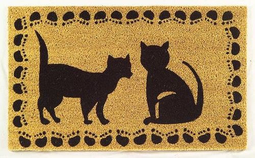 Vinyl Backed Coir Door Mats