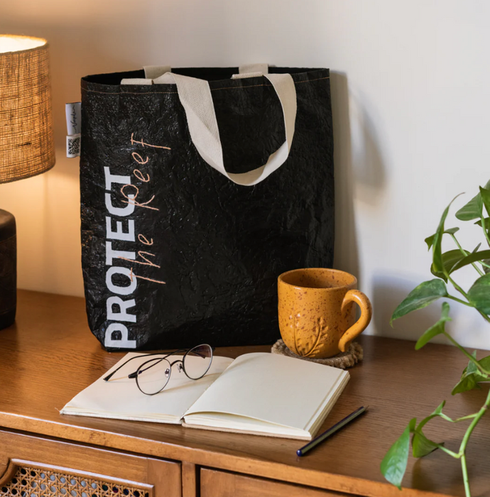 Common Requests Tote Bag from up-cycled plastic bags