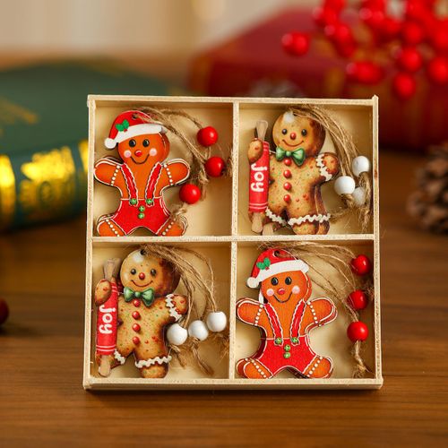 hainging wooden gingermen