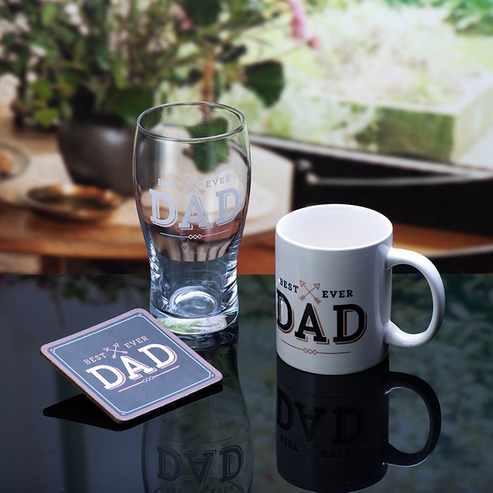 father day beer glass gift set