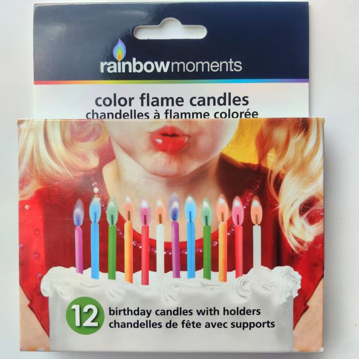 Color Flame Party Candles