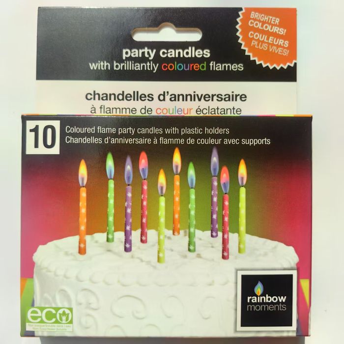 Color Flame Party Candles