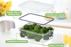 Sealed fresh-keeping box plastic transparent combination storage box