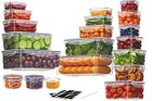 Sealed fresh-keeping box plastic transparent combination storage box