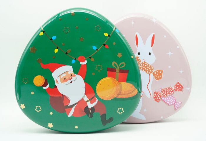 Heart-Shaped Chocolate Candy Valentine′ Sday Christmas Childre Gift Large Tin Box