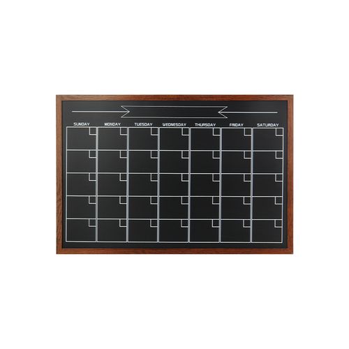 Monthly dry erase blackboard