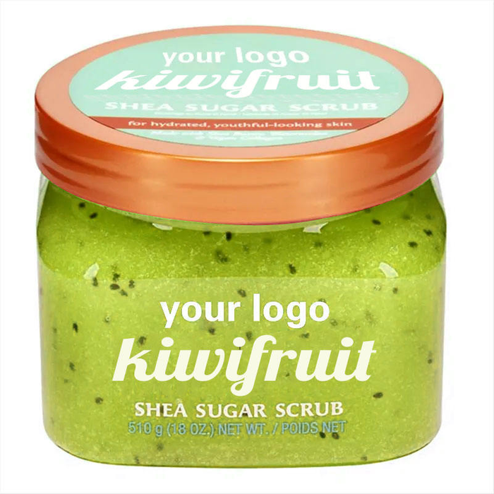 OEM ODM Candy Body Scrub That Is Lotion Shower Gel Colorful Anti Acne Exfoliating Kiwi Fruit Body Sugar Scrub