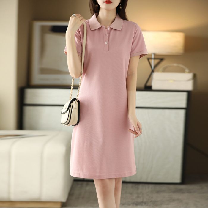 Custom Women’s Classic Short Sleeve Polo Dress