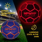 Rechargeable LED light up rubber soccer