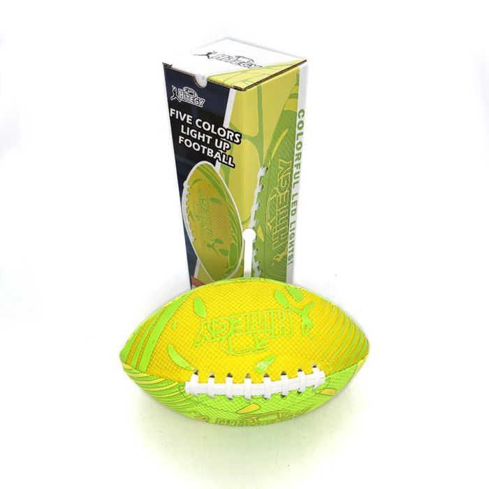 Rechargeable color changing LED light up American Football