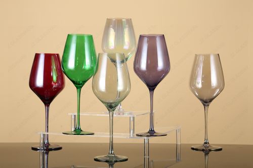 DRINKWARE_RAINBOW RANGE _COLORED GLASS _JZ GLASSWARE_WINE GLASS