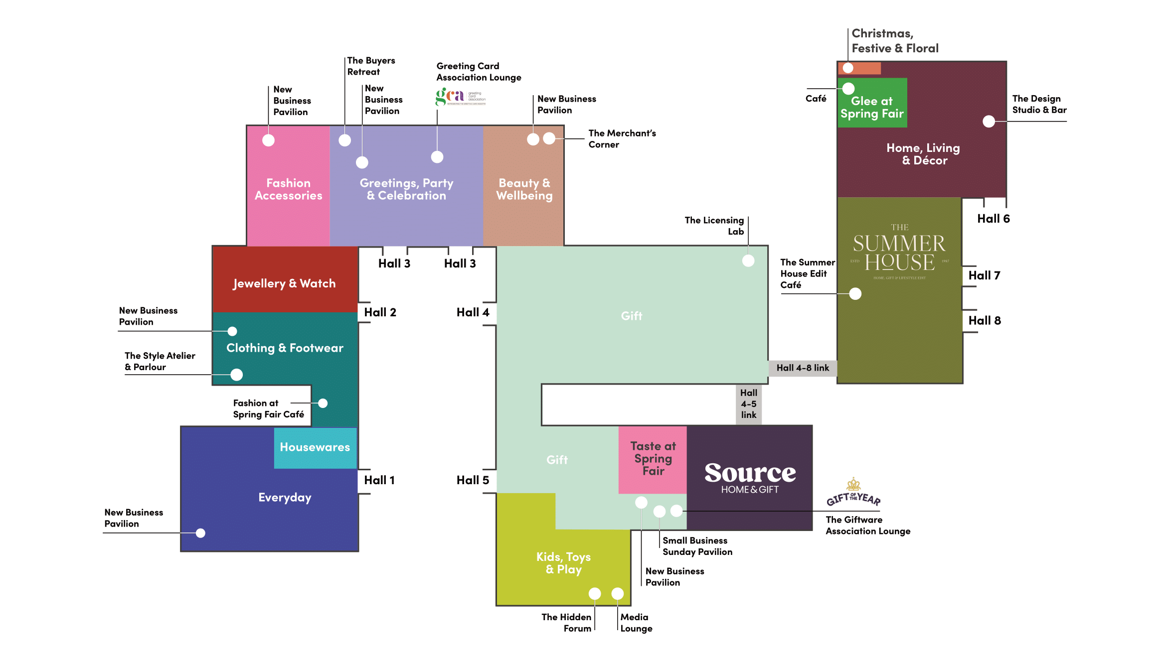 Spring Fair 2026 Floorplan