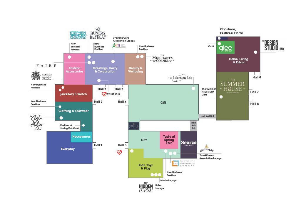 Spring Fair 2026 Floorplan