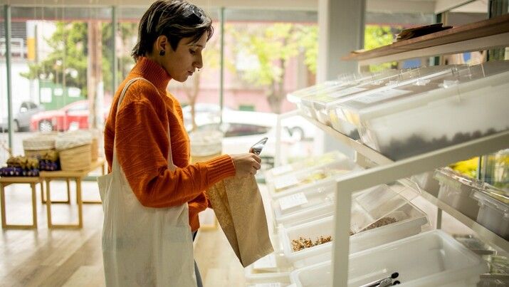 young ethical shoppper