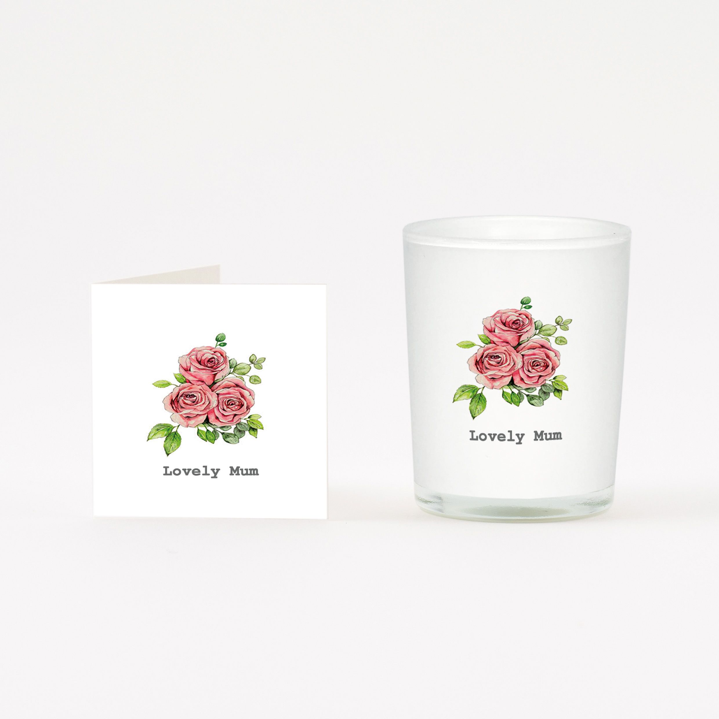 Boxed Scented Candle with Greeting Card