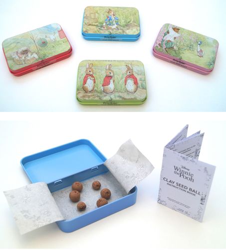 Beatrix Potter Seed Ball Tins