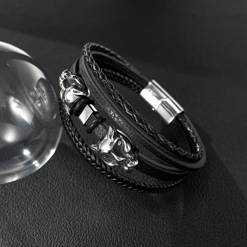 Tribal Steel Vegan leather