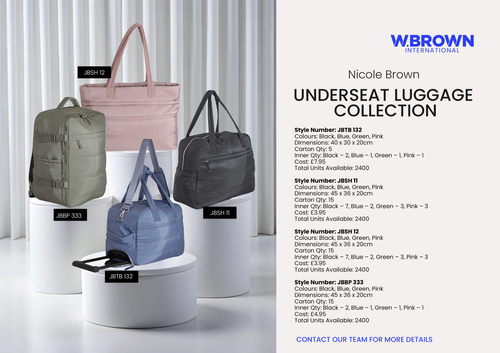 UNDERSEAT LUGGAGE COLLECTION