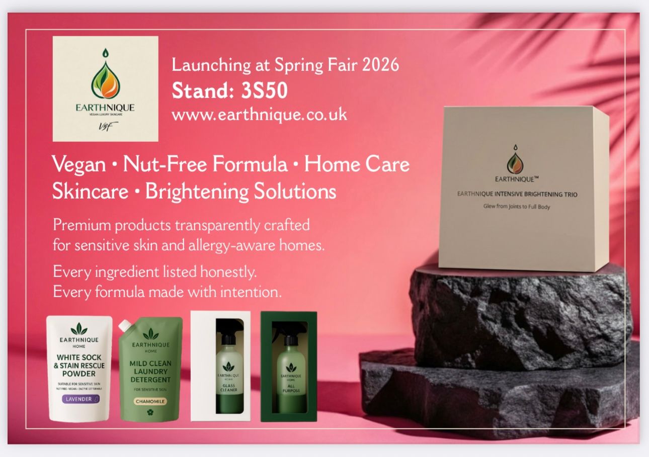 EarthNique – Skin & Home Care| Spring Fair Buyer Catalogue 2026