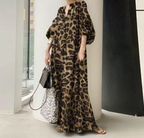 Various stylish leopard print dress