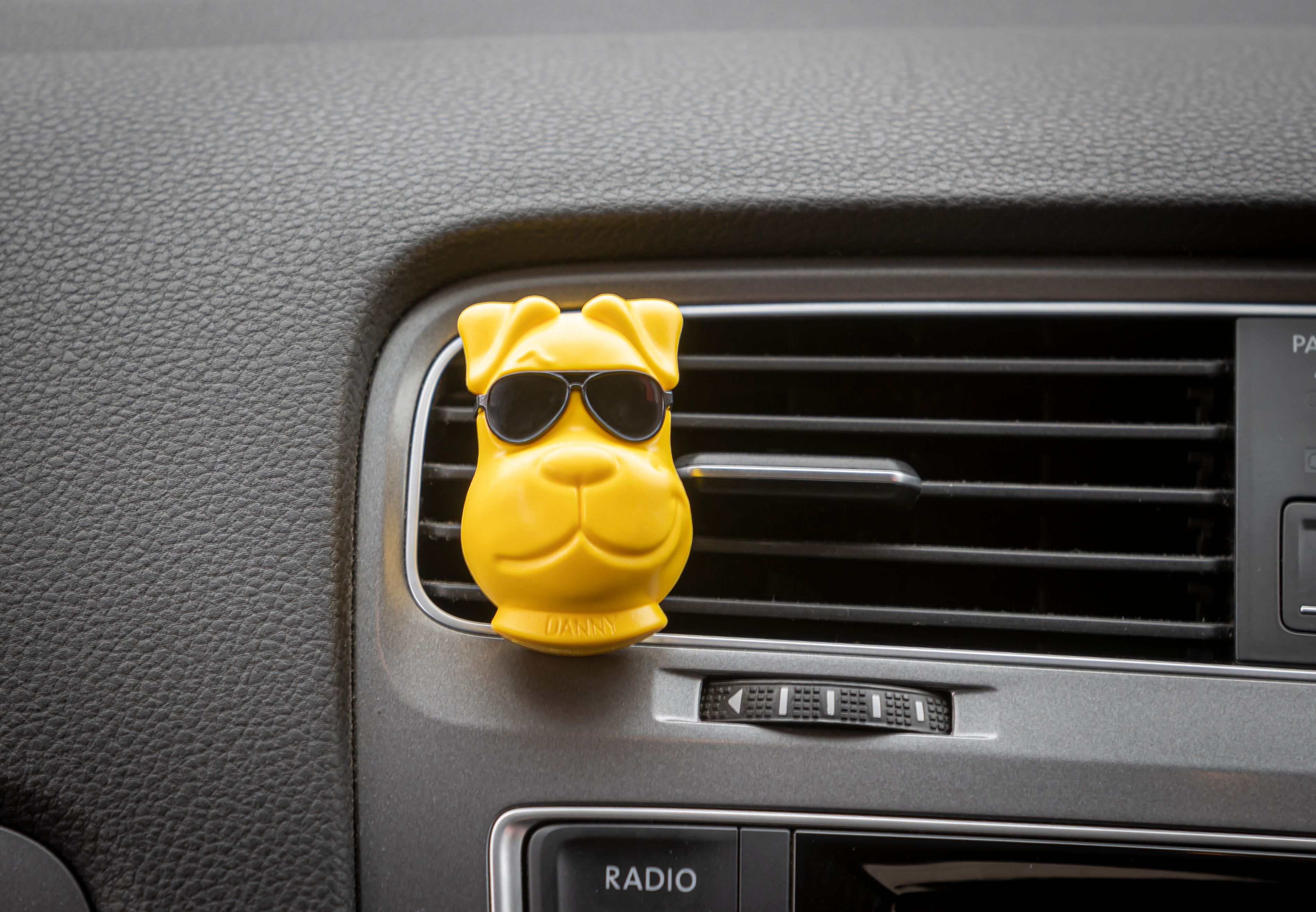 Danny the Dog car air freshener brochure