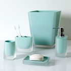 Colorful Bath accessories.