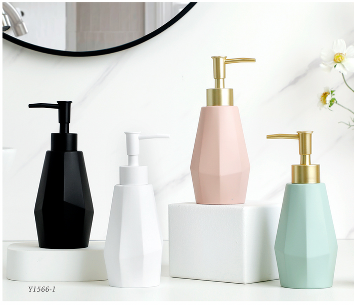 Colorful Bath accessories.